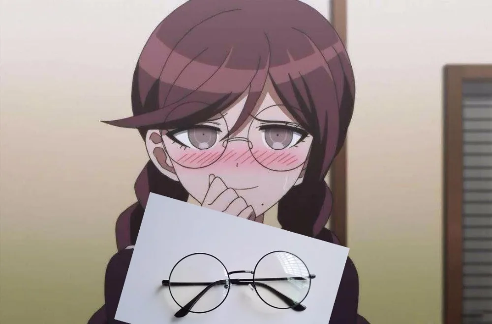 

Danganronpa Touko Fukawa Glasses Black Frame Cosplay Glasses Eyewear Cosplay Accessories