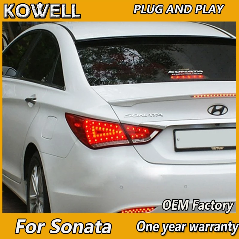 

KOWELL стайлинга автомобилей для Hyundai Sonata светодиодный фонарь светильник s Benz дизайн новый Sonata 8 хвост светильник задний фонарь DRL + тормоз + Парк...