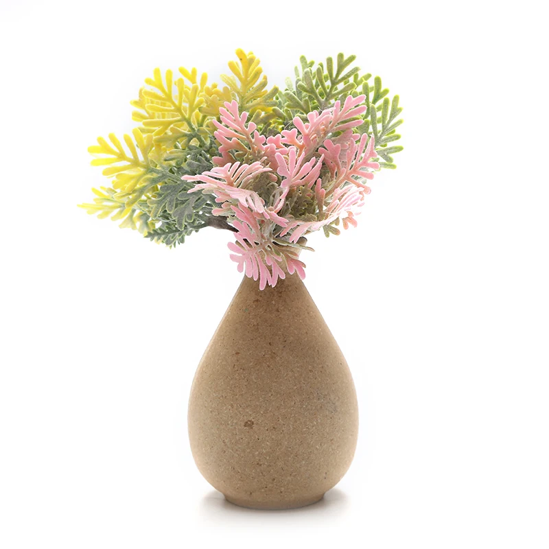 Искусственный цветок 10 шт. миниатюрный горный букет из листьев для свадебного