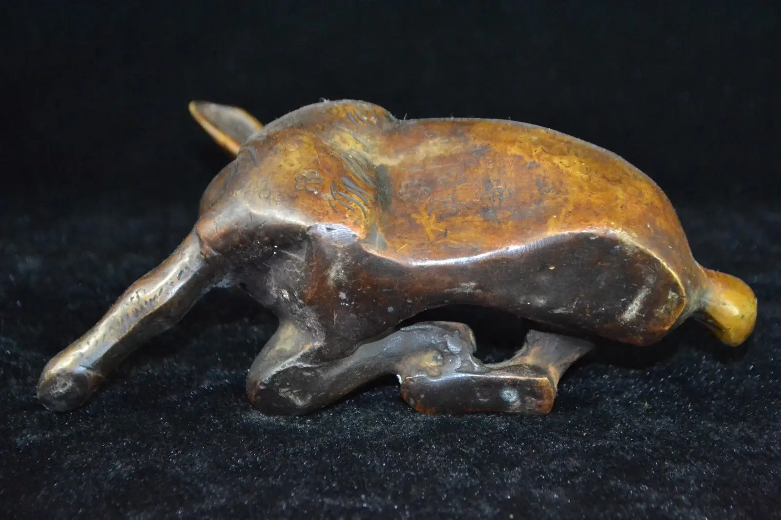 

Chinese Rare Copper Carve Lifelike Sika Deer Antique Collectible Old Chinese Vintage Statue Statue