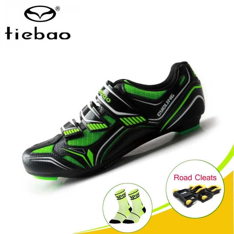 TIEBAO Road Cycling Shoes cleat Breathable Bicycle Self-locking superstar cycle shoes men road ciclismo zapatos bike sneakers | Спорт и