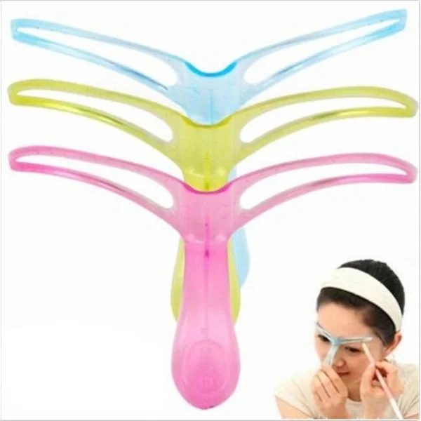 1 шт. модная линейка с трафаретами для бровей шаблоны набор трафаретов подводки