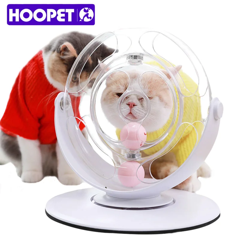 Забавная игрушка для кошек HOOPET щенков котят игрушки интеллектуальные шары