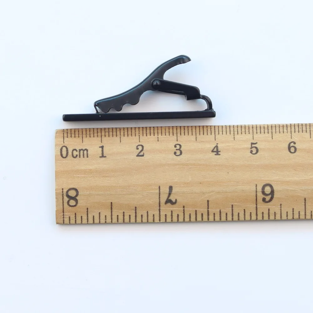 Мужской формальный зажим для галстука 4 см шпилька из сплава глянцевый медный