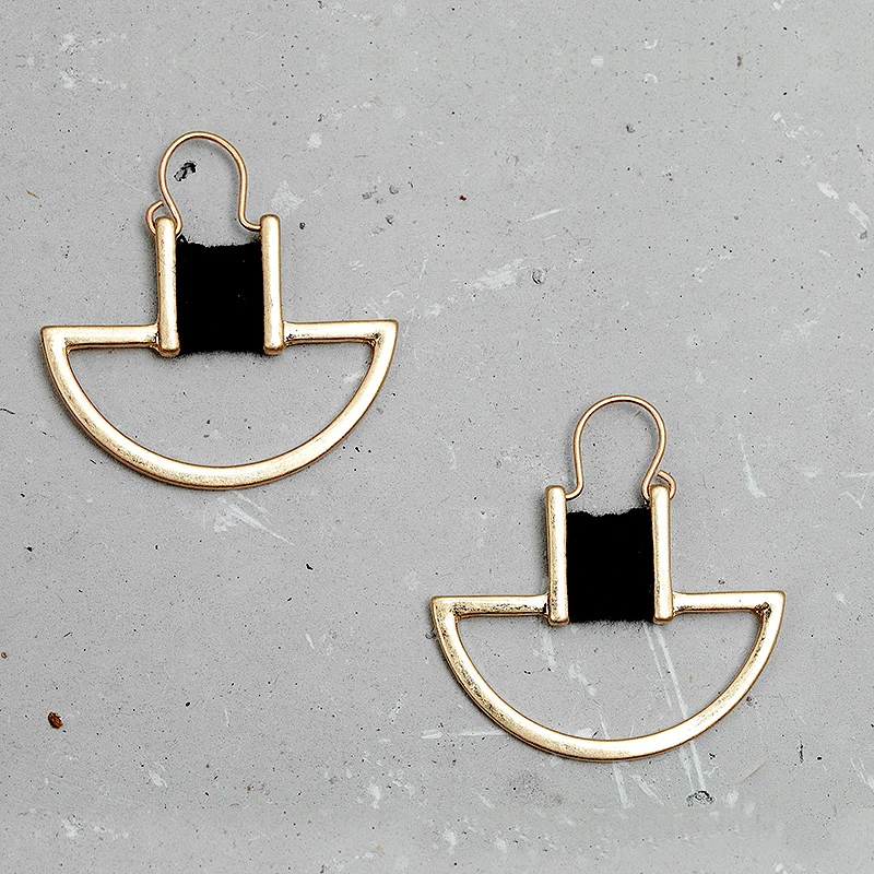 WILD & FREE для женщин в винтажном стиле виде колец геометрической формы серьги