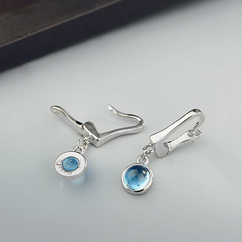 Женские Висячие серьги Boucles D'Oreilles из стерлингового серебра 925 пробы с