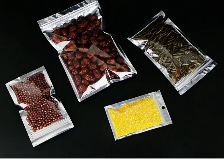 50 шт. многоразовый пакет с молнией сумка для продуктов алюминиевая фольга многоразовая пищевая упаковочная сумка для еды Предотвращающая появление запаха сумки пластиковые пакеты с застежкой