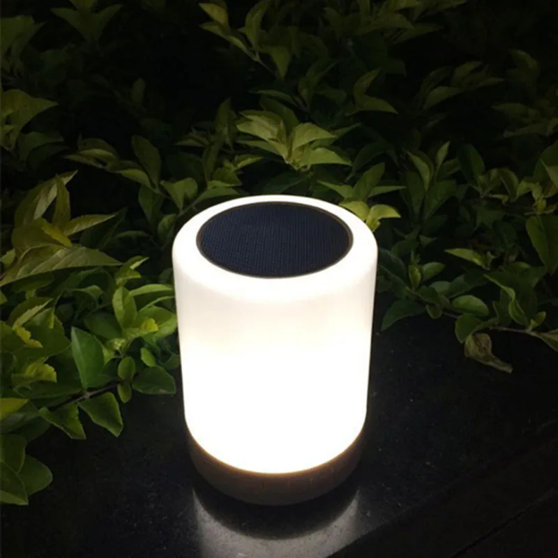 Новая цветная настольная лампа Bluetooth колонка портативная Мини Беспроводная TF