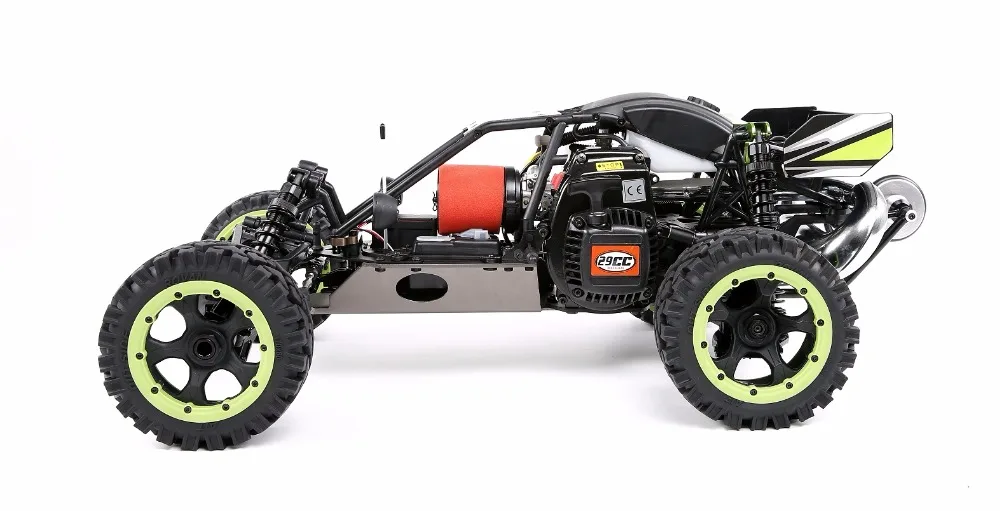 2WD Системы Whit 29cc 2 тактный газовый двигатель RC автомобиль для 1/5 весы ROVAN ROFUN гоночный Q-Baja