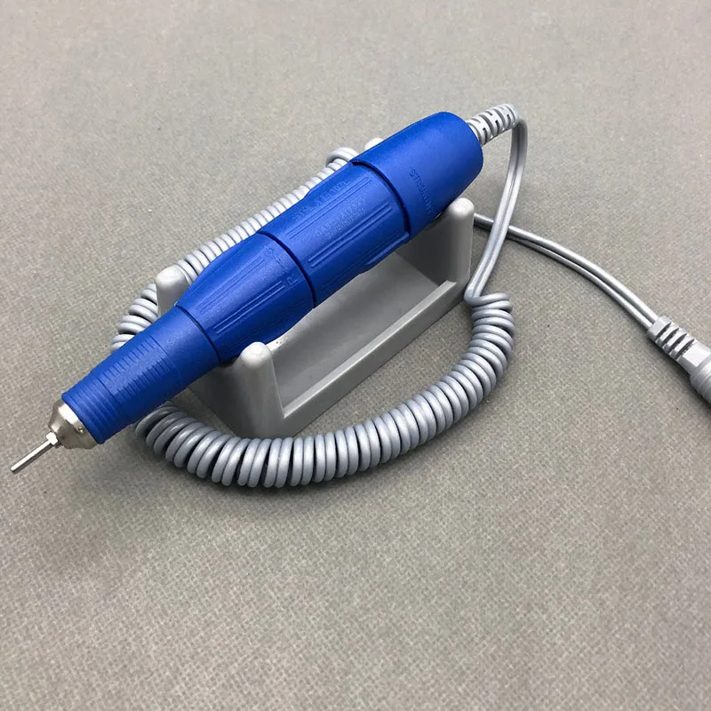 Blue handle Strong65вт 35000 об/мин Электрический сверлильный станок для ногтей сильная 210 модель 204 наконечник для маникюра педикюра пилка для ногтей оборудование для дизайна ногтей - Цвет: Blue handle
