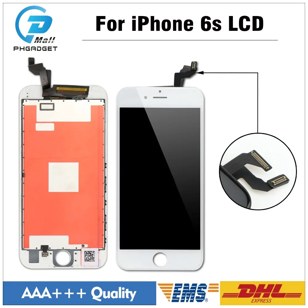 20 шт./лот Высокое качество ЖК-дисплей для iPhone 6S сенсорный экран Оцифровка Замена