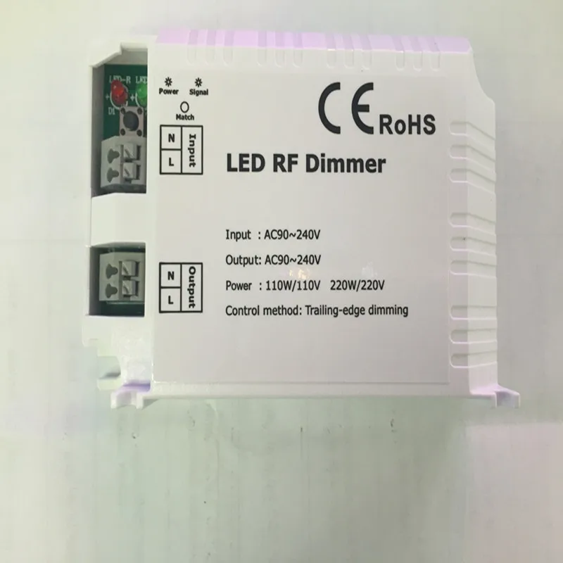 Светодиодный РЧ диммер DM014 высокое Напряжение AC90 240V 1 канал для светодиодной