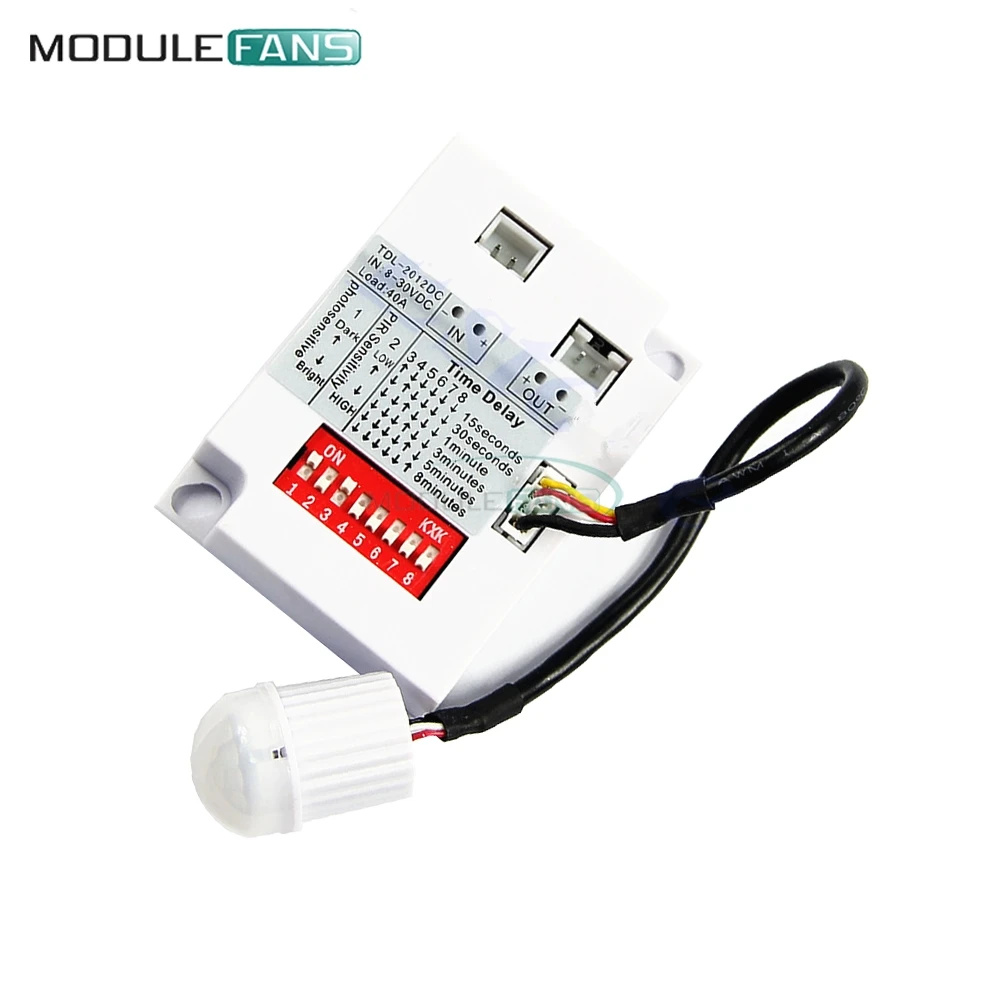 DC 12V 24V 7 10 м движения PIR Сенсор переключатель ИК инфракрасный человеческого тела
