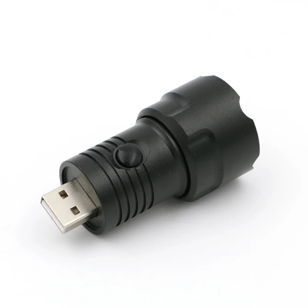 

Портативный мини-USB-фонарик, 4 режима, ручной светодиодный фонарик T6, карманный светодиодный фонарик, масштабируемая лампа, охотничий черный...
