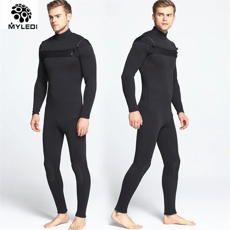 MYLEDI мужские неопреновые 2 сторонние нейлоновые гидрокостюмы для серфинга и
