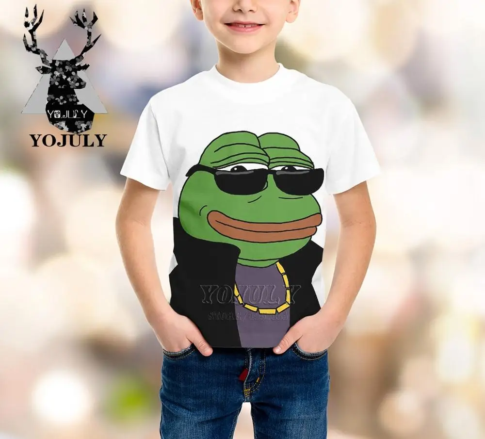 YOJULY грустная лягушка сетка красные животные Харадзюку для маленьких мальчиков