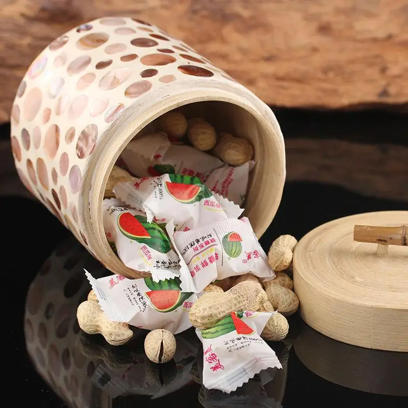 

Wooden Storage Box Kitchen Bottles Jars Miscellaneous Grains Sealed Cans Food Storage Jars Tea Leaf Coffee Beans Candy Jars
