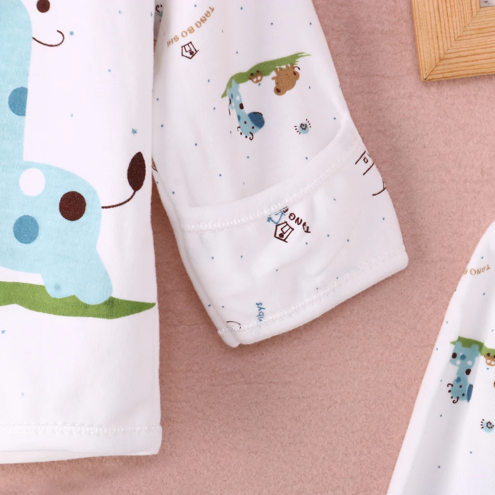 Милый комплект одежды для маленьких мальчиков и девочек от 0 до 3 месяцев рубашка