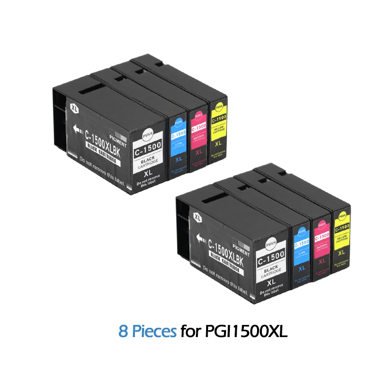 8pcs XiongCai Compatible Ink Cartridges For Canon PGI 1500 MAXIFY MB2050 MB2350 printer printers Cartridge PGI-1500 PGI1500 XL | Компьютеры