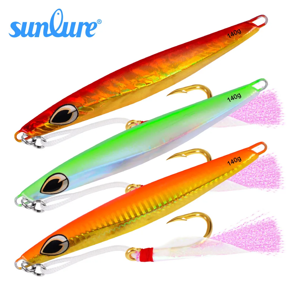 Sunlure 6 шт дергающаяся Рыбная приманка 140 г 14 5 см с металлическими заклепками