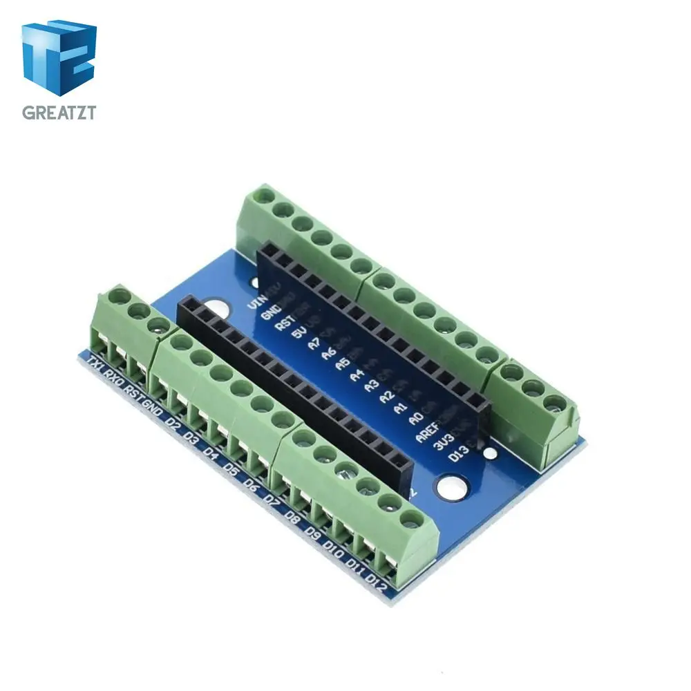 Nano 1 шт. мини USB с Загрузчиком Nano 3,0 контроллер совместимый для arduino CH340 USB драйвер 16 МГц NANO V3.0 Atmega328 - Цвет: nano Expansion Board