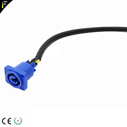 30cm 1 комплект RGB светодиодный дисплей Панель модуль установки силовой кабель Мужской NC3FCA синий разъем питания с гнездовой розеткой 60 см 70 см 80 см - Цвет: 30cm