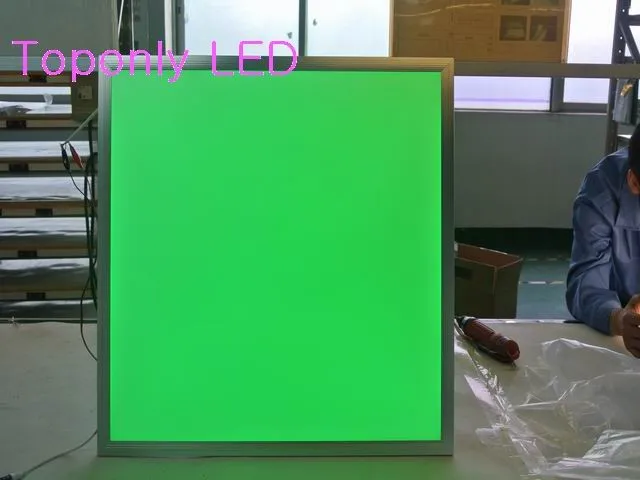 

36w rgb full color led flat panel light 595x595mm+RF remote controller+AC100-240v power adapter embeded install CE&ROHS 6pcs/lot