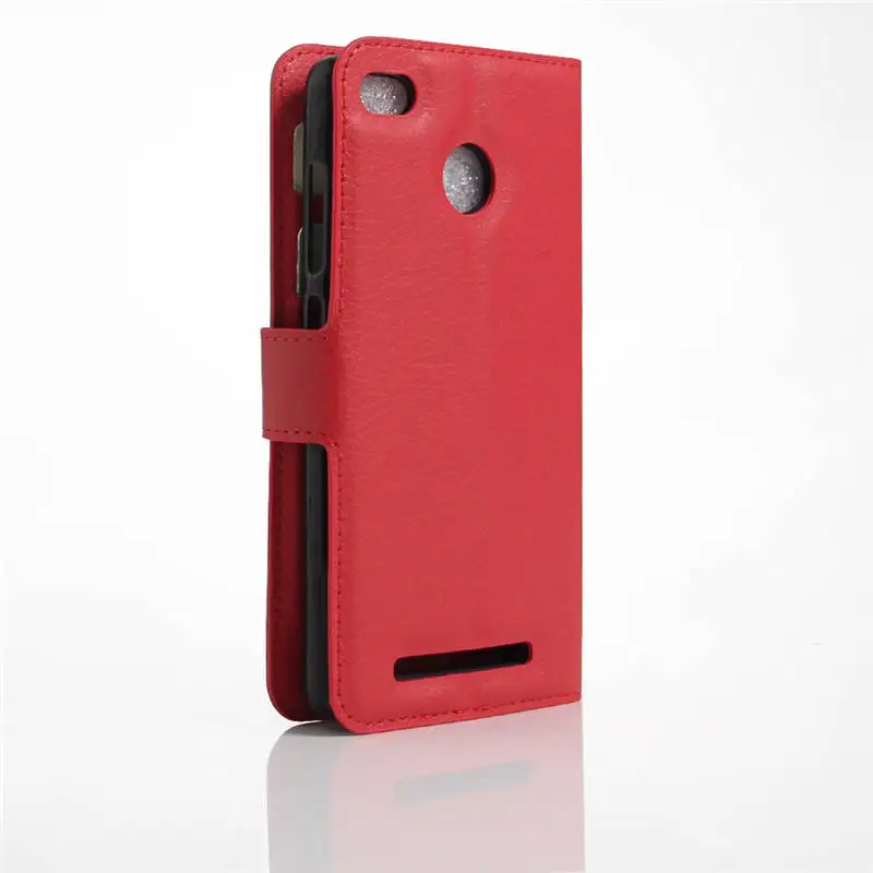 Модный кожаный чехол кошелек с личи для Xiaomi Redmi 3 Pro/3 s защитный флип телефона