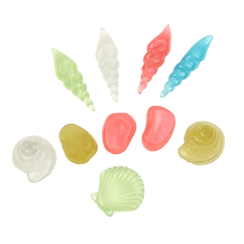 10 шт. светящиеся искусственные аквариумные камни | Дом и сад