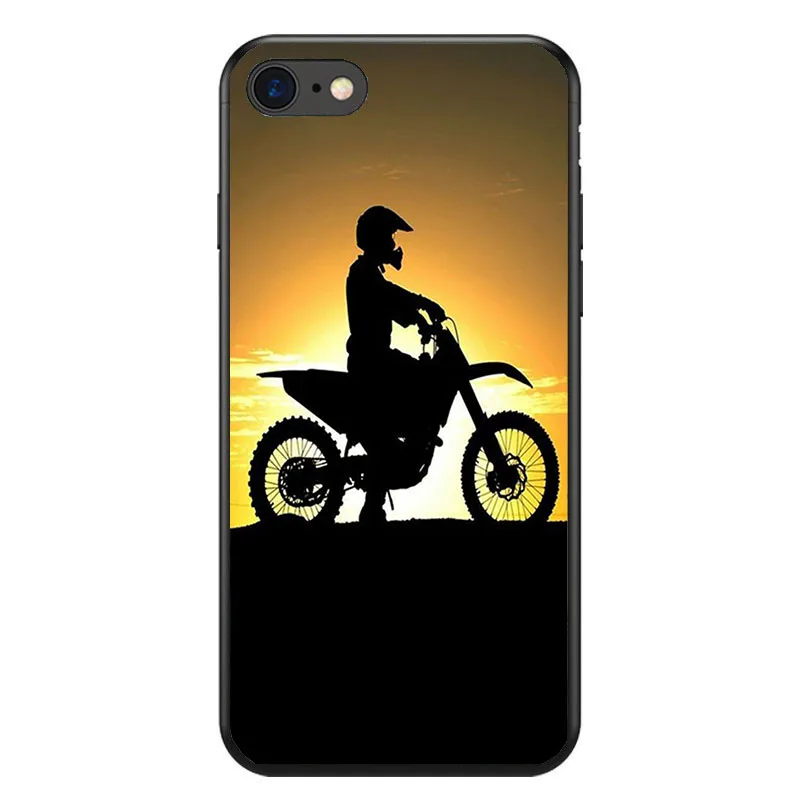 Motocross moto cross dirtbikes soft Silicone phone case for iPhone 8 7 6 6S Plus X XS MAX XR 10 5S SE Coque Shell |