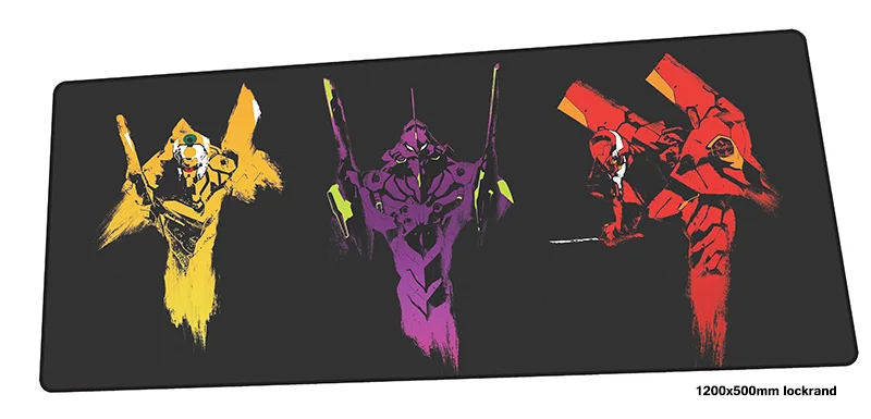 Size 1200x500mm Evangelion Коврик для мыши 1200x500 мм HD шаблон игровой коврик для мыши Коврик для геймера модная игровая компьютерная настольная клавиатура со встроенной мышью игровые коврики - Цвет: Size 1200x500mm