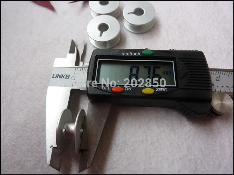 Промышленная швейная машина для вышивки алюминиевые катушки рифленые с высотой