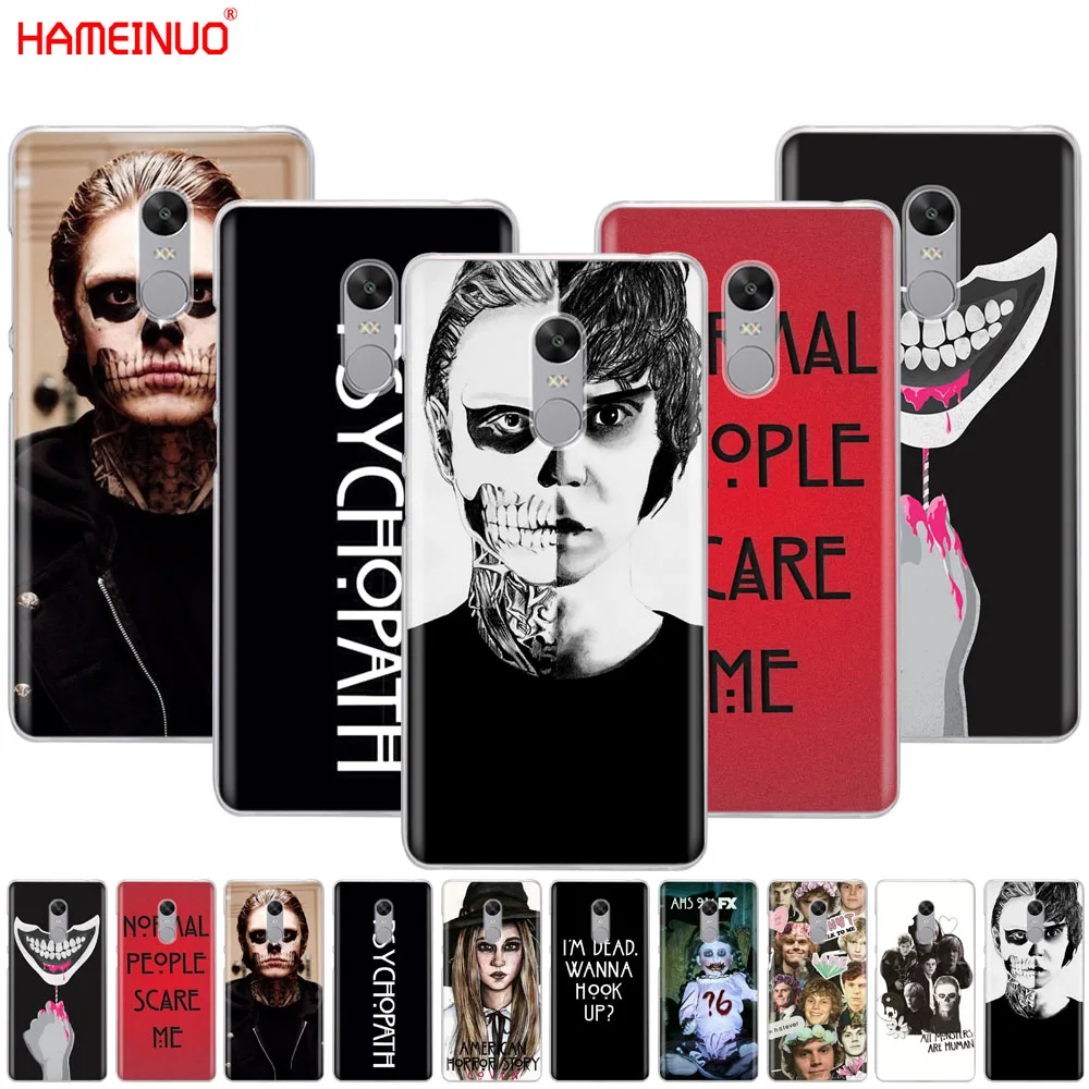 HAMEINUO психопат Эван Петерс ужас чехол для телефона Xiaomi redmi 5 4 1 1s 2 3 3s pro PLUS note 4X 4A 5A|case