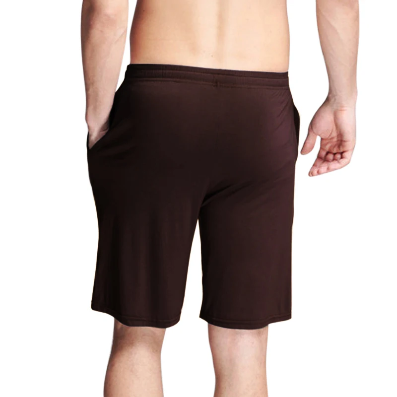 Мужские хлопковые шорты KalvonFu Повседневные Шорты Для сна с карманом однотонные