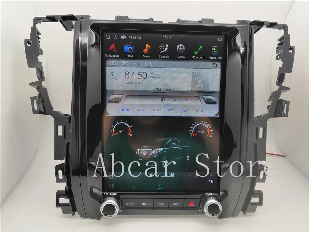 12,1 Tesla стиль Android 8,1 dvd-плеер автомобиля gps навигация для Toyota alphard Vellfire 30 серии- Мультимедиа Радио PX6
