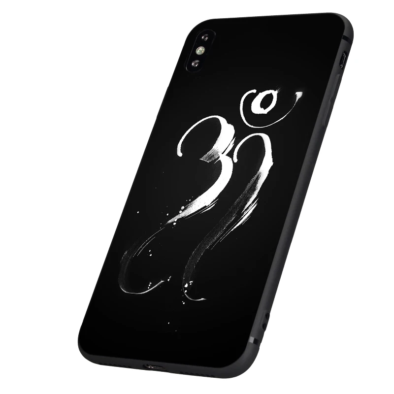 Черный чехол ТПУ для iphone 5 5s se 6 6s 7 8 plus x 10 XR XS 11 pro MAX силиконовый чехол Властелин Шива индуистский Бог Будда Индия махакал