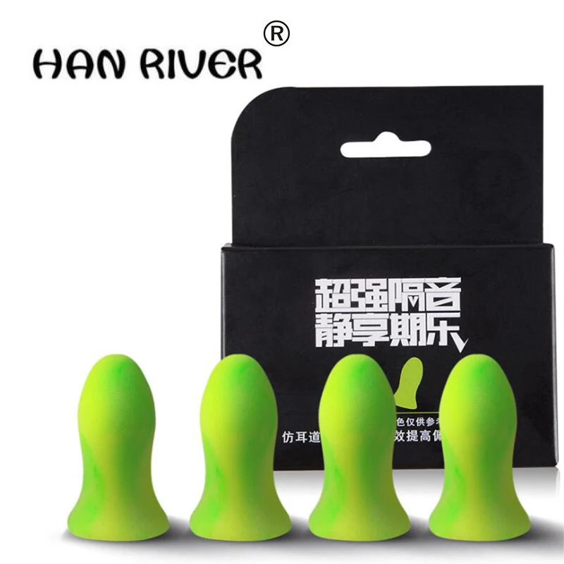 1 box/4 pieces Professional swimming earplugs noise reduction soundproof for men women Comfortable sleep | Красота и здоровье