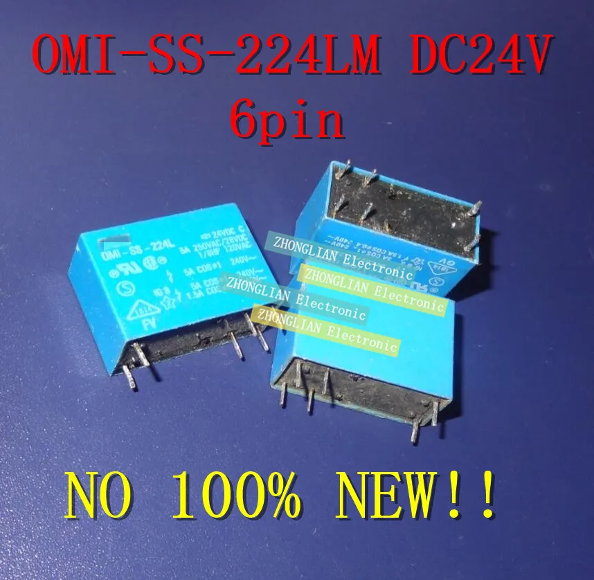 

10 шт./лот реле OMI-SS-224LM DC24V 6 pin