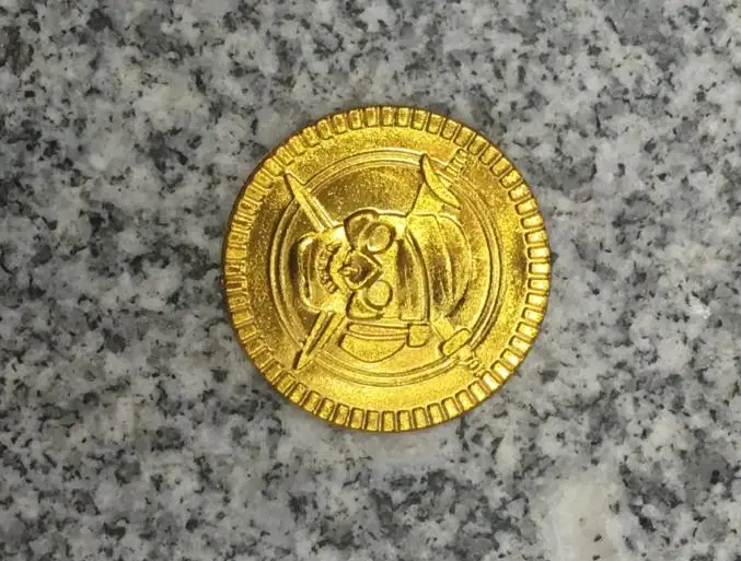 Пластиковые Золотые пиратские монеты на день рождения Рождество праздничные