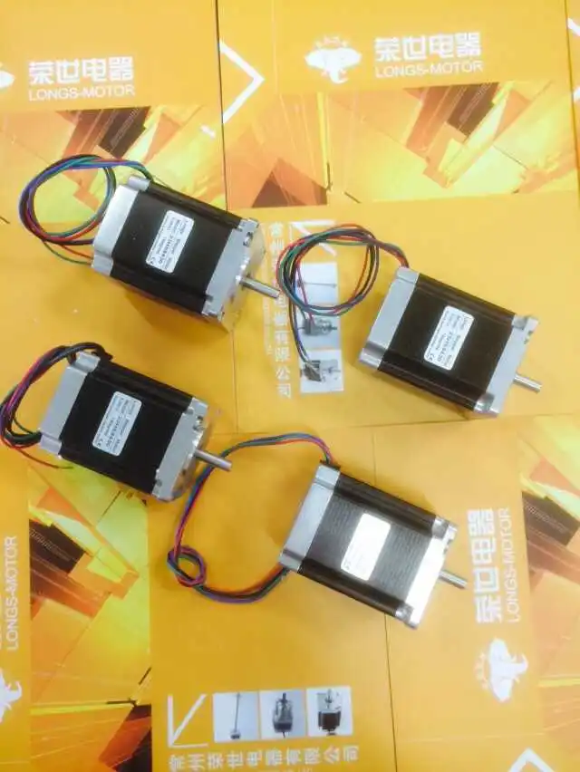 DE Ship EU free shipping no tax 4pcs Nema 23 stepper motor 272oz.in 3.0A 4WIRES 23HS8430 CNC Router Cut Laser Engraving | Обустройство