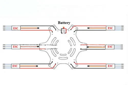 F550 Hexacopter hexa ротор самолет Рама FlameWheel для APM PIX MWC MultiCopter Hexacopters комплект Хели f550