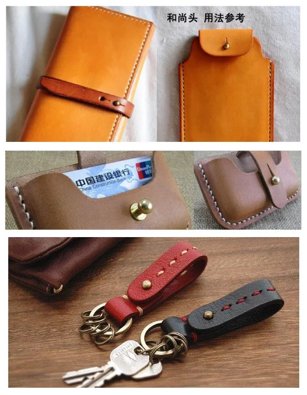 7 мм кожаный латунный прочный ремень ремесло твердый винт/заклепка для