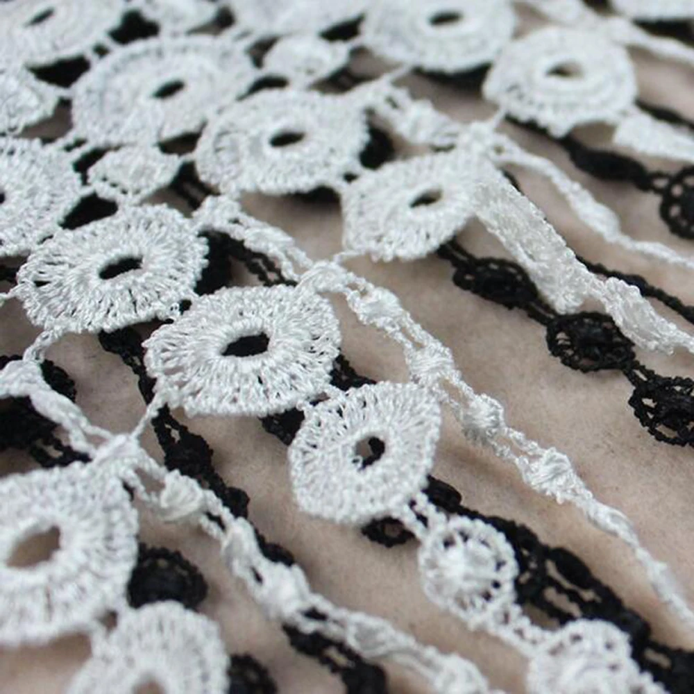 23cm*91cm High Quality Polyester Embroidery Tassel Fabric For Clothing Skirt Hem DIY Decorative Accessories | Дом и сад