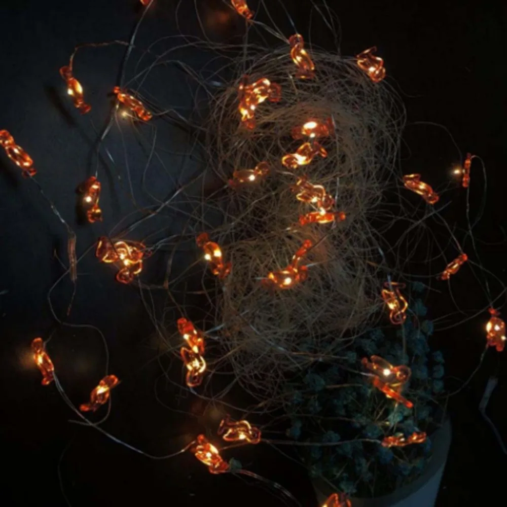 20 Led светильник s Рождественское украшение ананас Фламинго Зеленый Кактус