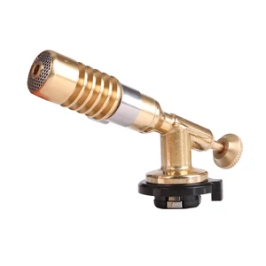 Газовая горелка, медная Бутановая газовая горелка, зажигалка для нагрева, сварки, кемпинга, барбекю