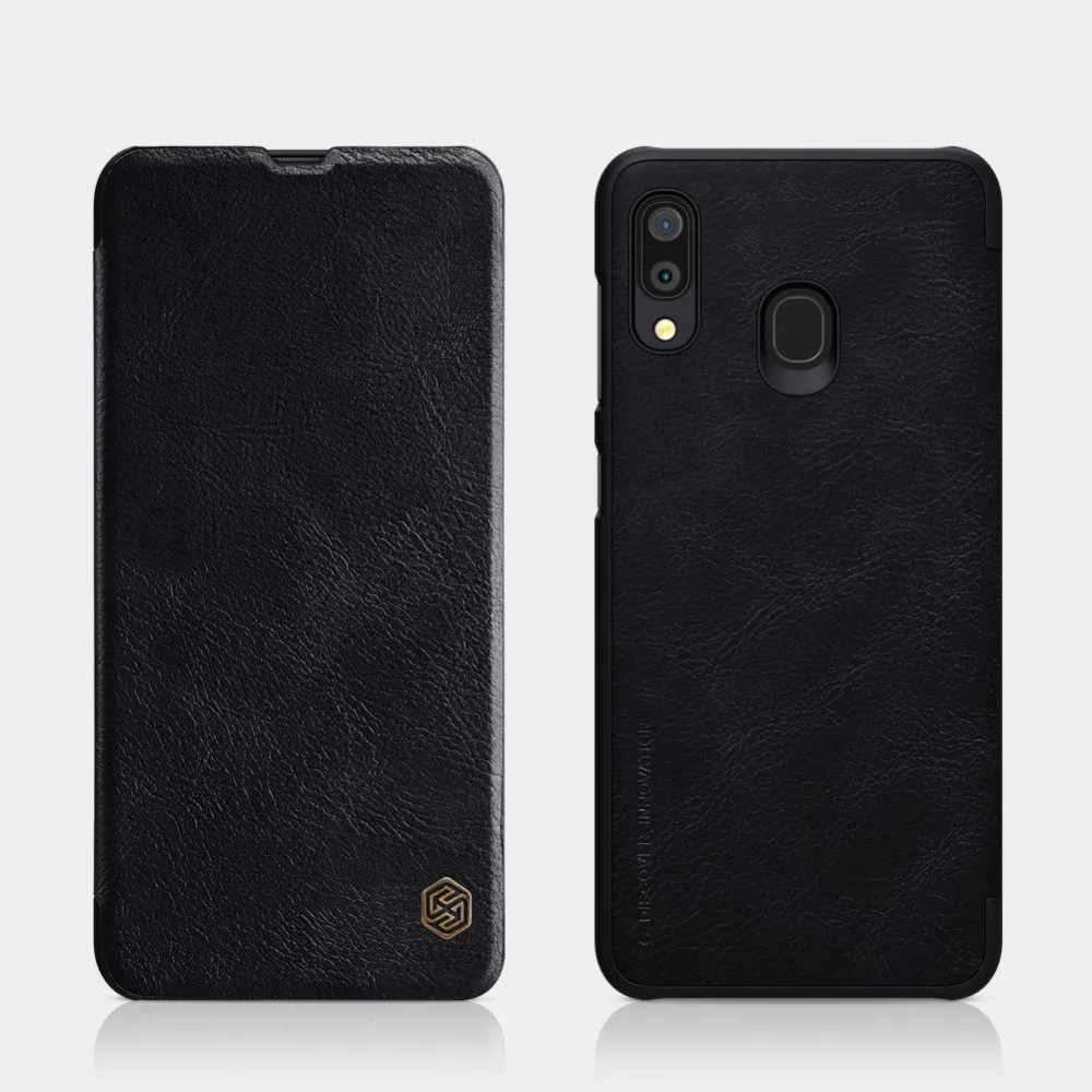 Серия NILLKIN QIN для samsung Galaxy A30, чехол, винтажный флип-чехол, кошелек из искусственной кожи, PC, задняя крышка для samsung Galaxy A30