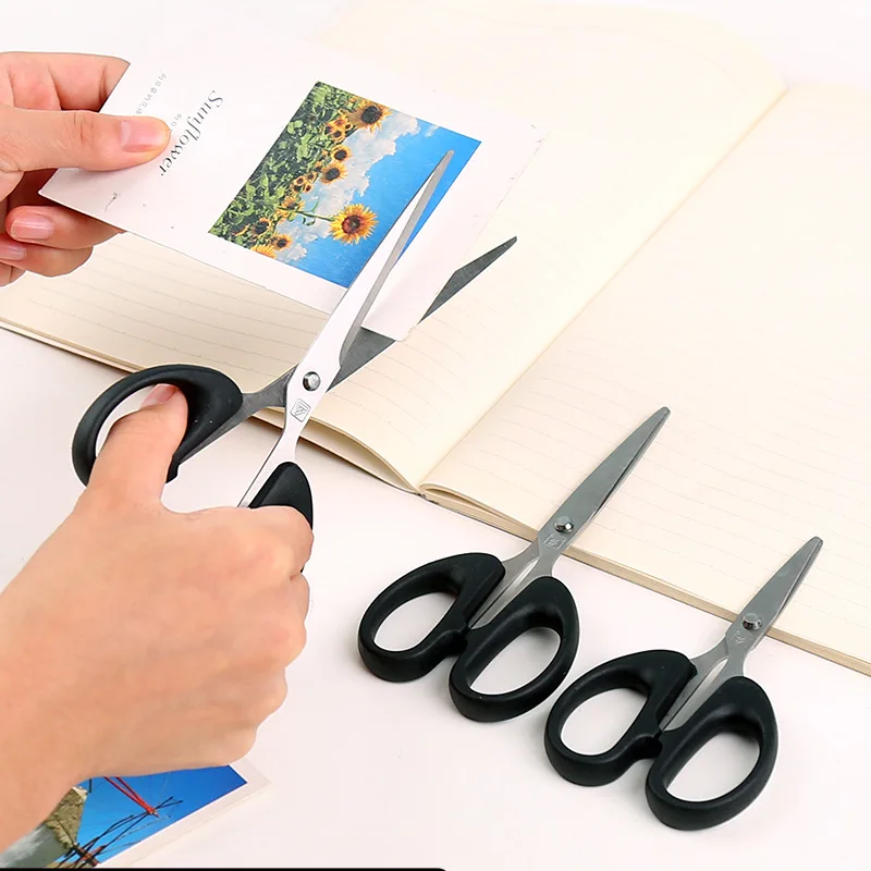 Модные бытовые ножницы из нержавеющей стали школьные детские ручной работы для