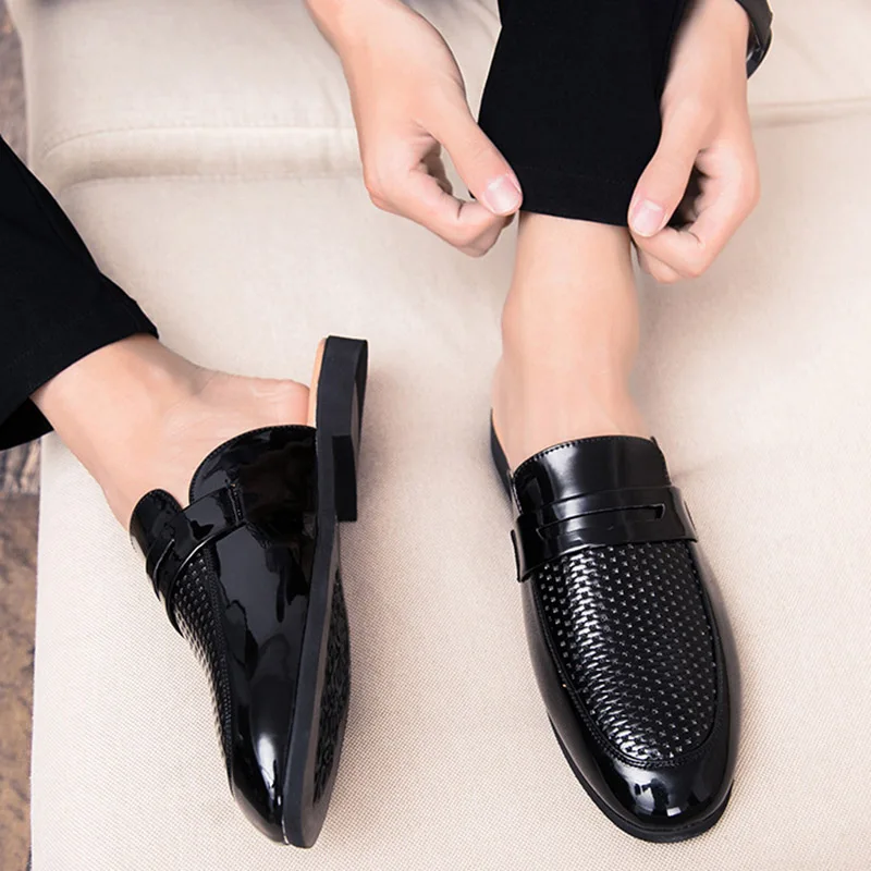 Мужские сандалии Новинка лета 2019 британские дышащие шлепанцы до локтя мужская