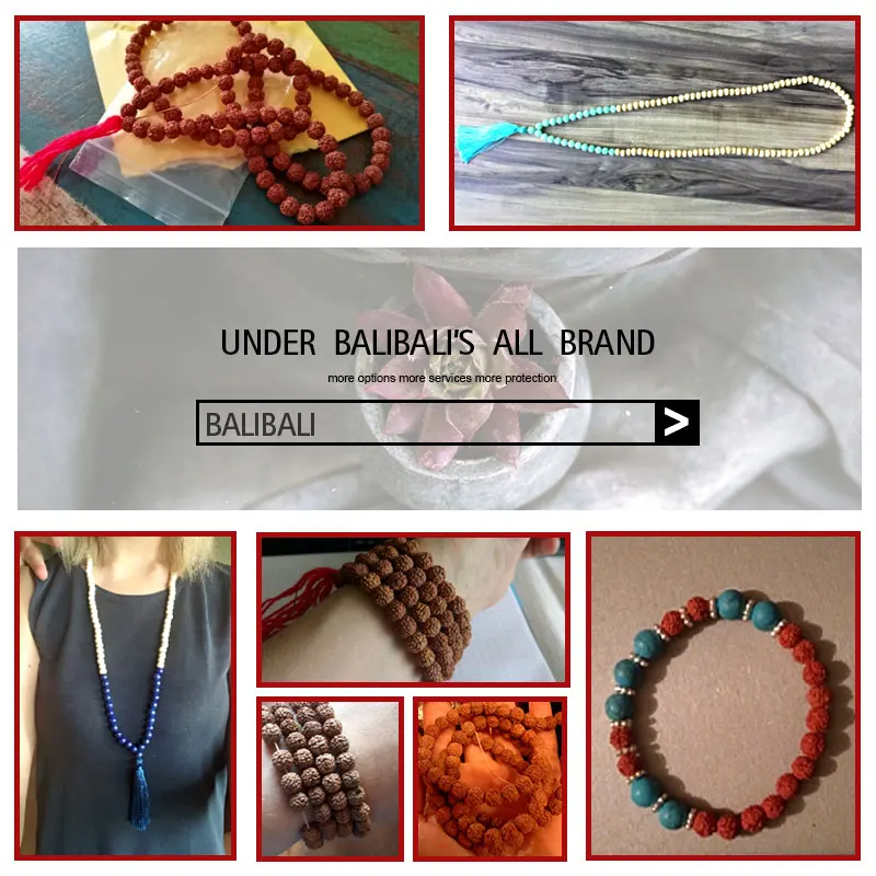 

Balibali Colorful Necklace Collier Long Necklace Women Choker Tassel Pendant Colorful Crystal Stone Handmade Jewelry Gift