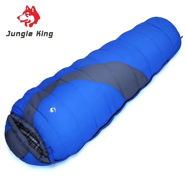 Jungle King 2017Outdoor mountain camping equipment wholesale sleeping bag autumn and winter camping -10~10 degrees suture cotton